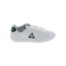 Boutique de Le Coq Sportif Courtone Blanc Vert Blanc - Chaussures Basket Homme